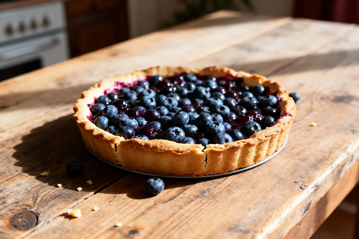 Recette de tarte aux myrtilles facile et parfumée à découvrir