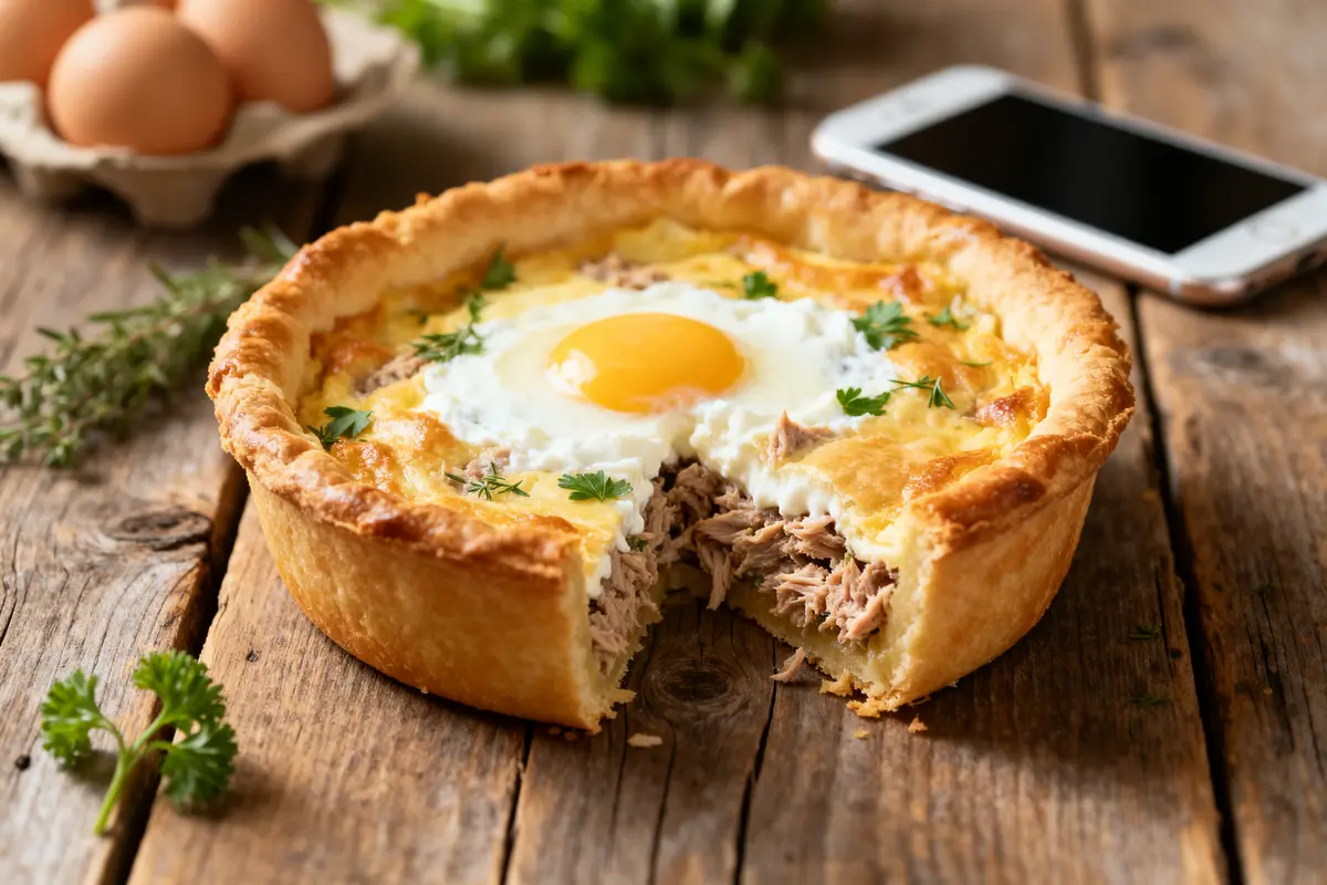 Tarte au thon facile : Tomate, moutarde et recette rapide
