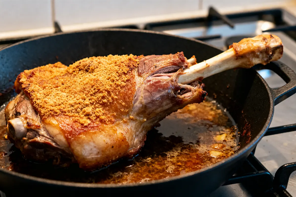 Temps de cuisson au four chaleur tournante d’un gigot d’agneau : Guide précis