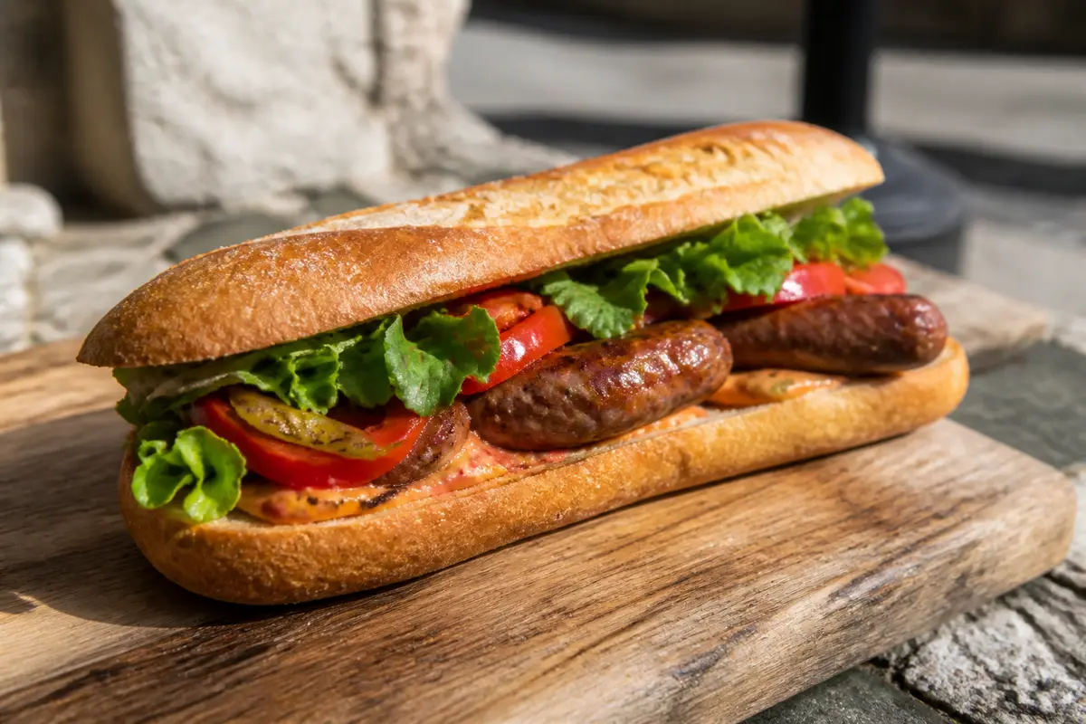 Sandwich merguez : recette facile, sauce Harissa et astuces