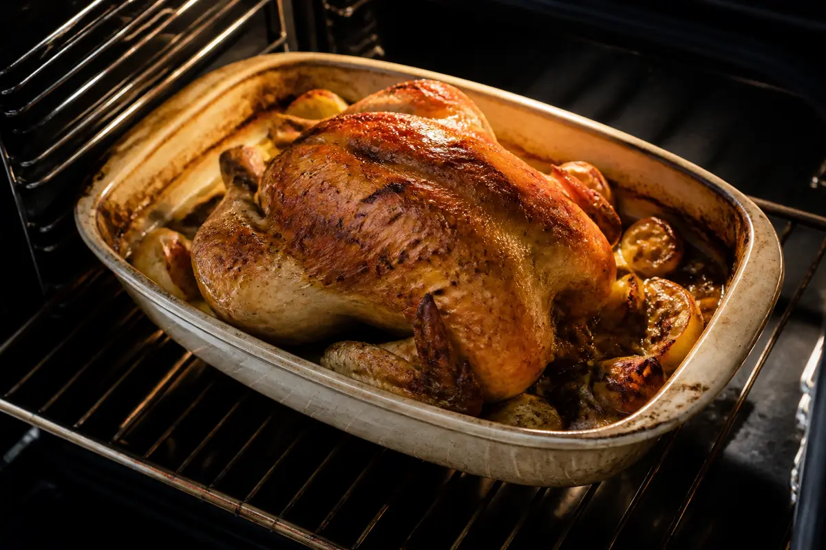 Temps de cuisson d’un poulet au four de 2 kg : Guide parfait